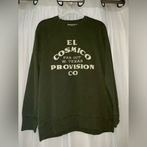 Never worn, brand new green El Cosmico crew neck - oversized